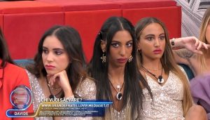 Jessica, Lulù e Clarissa Selassié, GF Vip 6