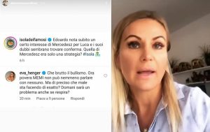 Eva Henger, sfuriata sulla pagina social de L'Isola dei Famosi