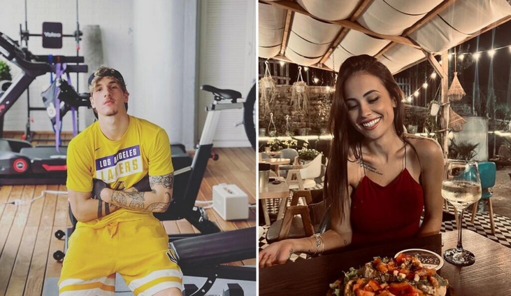 Nicolo Zaniolo e Chiara Geme