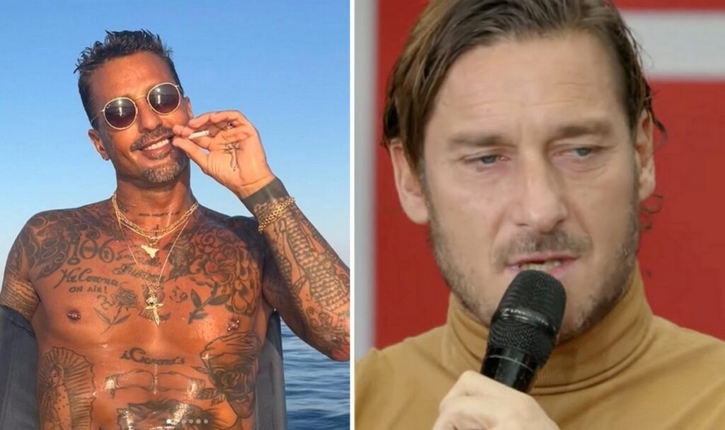 Fabrizio Corona e Francesco Totti