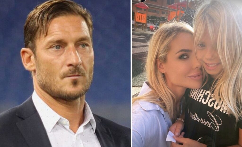 Francesco Totti, primo giorno scuola di Isabel Totti