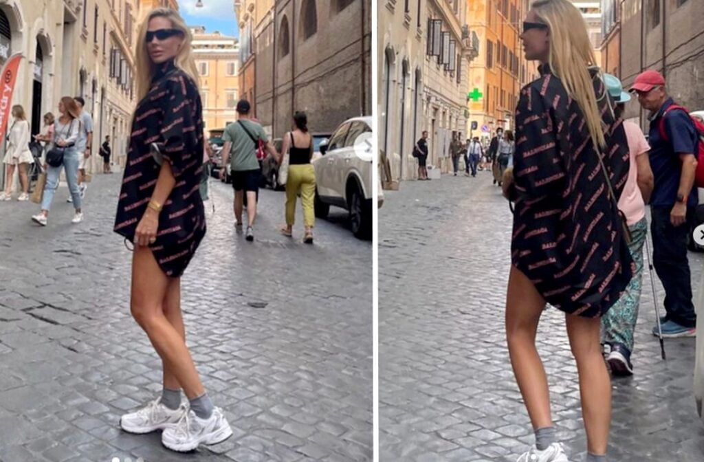 Ilary Blasi a Roma