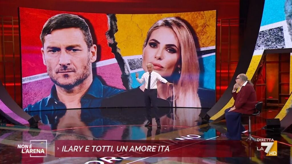 Non è l'Arena, Totti e Ilary