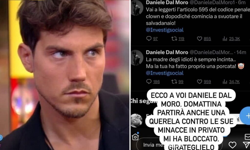 Daniele dal moro contro Investigatore Social