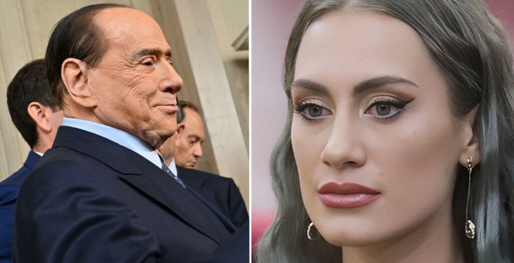 Silvio Berlusconi e Nikita Pelizon