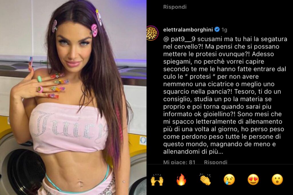 vip-elettra-lamborghini-ha-le-protesi-agli-addominali-e-lei-sbotta-contro-un-hater