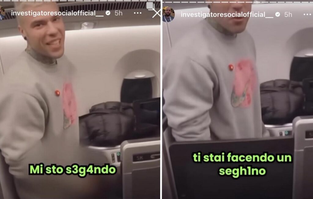 Fedez, video scandalo mentre si masturba per scherzo