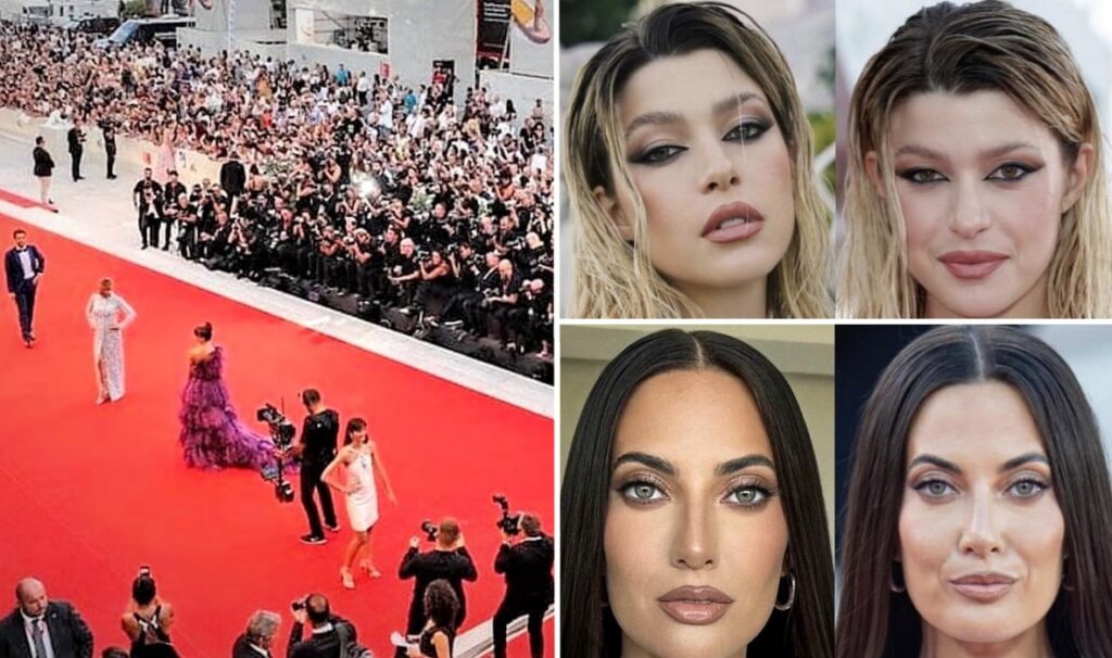 Festival di Venezia 2023 - influencer e photoshop