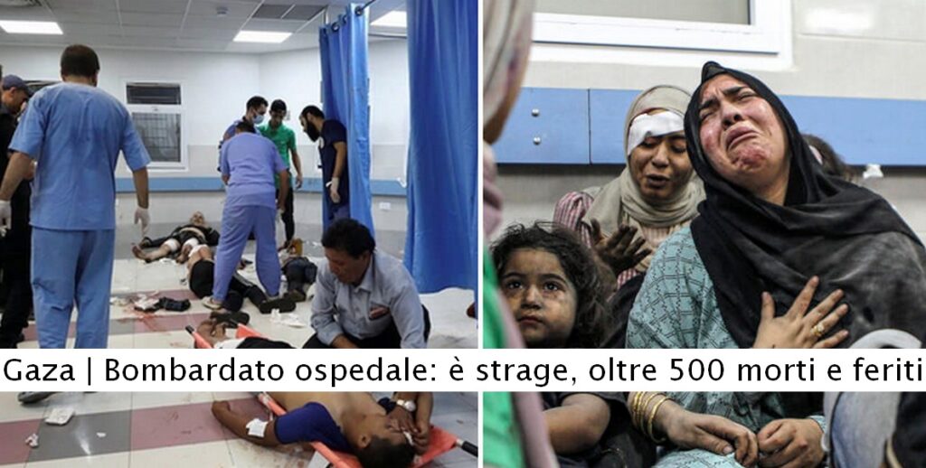 Gaza. Bombardato ospedale