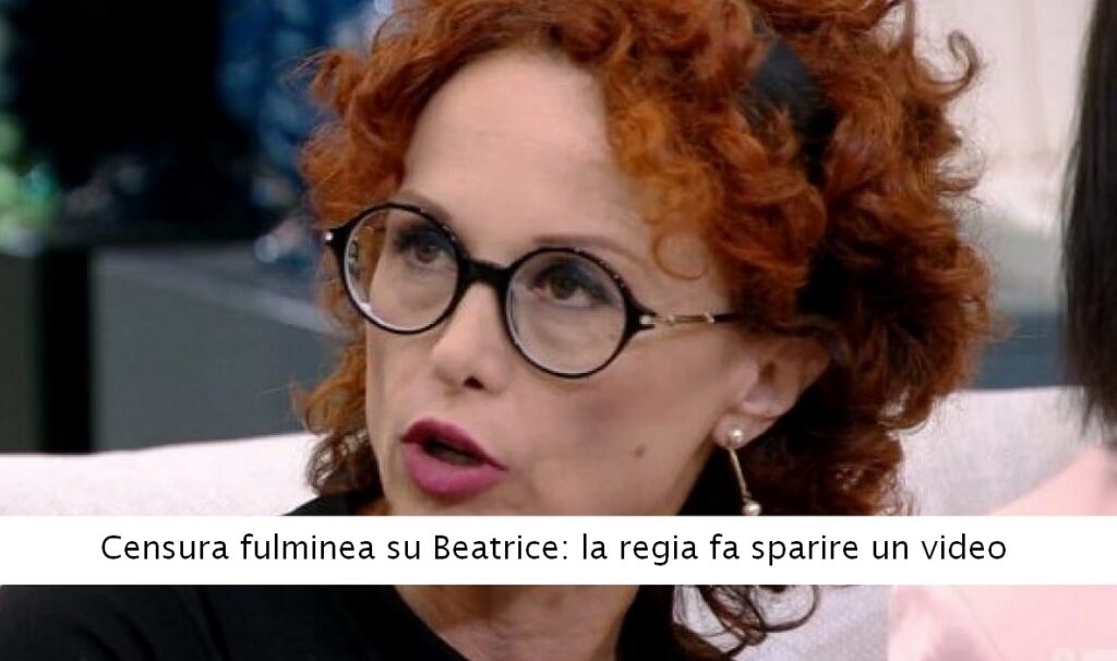 Beatrice Luzzi censurata dalla regia del GF