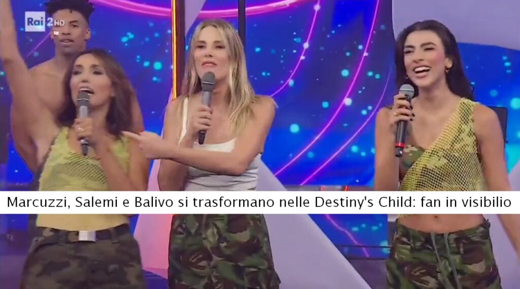 Boomerissima 2, Alessia Marcuzzi, Giulia Salemi e Caterina Balivo