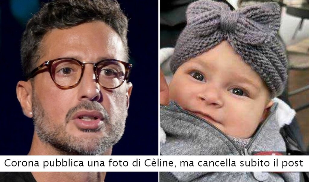 Corona pubblica una foto di Cèline Basciano, ma cancella subito il post