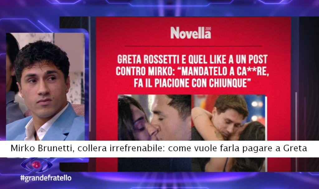 Mirko Brunetti, collera irrefrenabile. Come vuole farla pagare a Greta