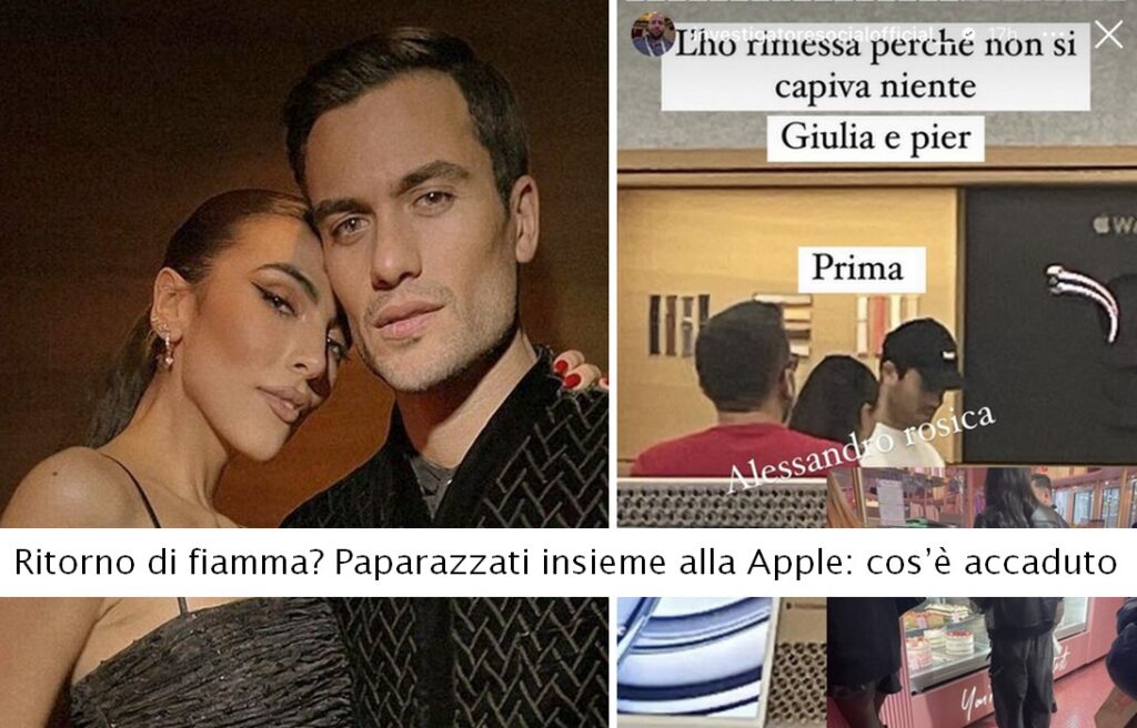 Prelemi, paparazzati in sieme alla Apple