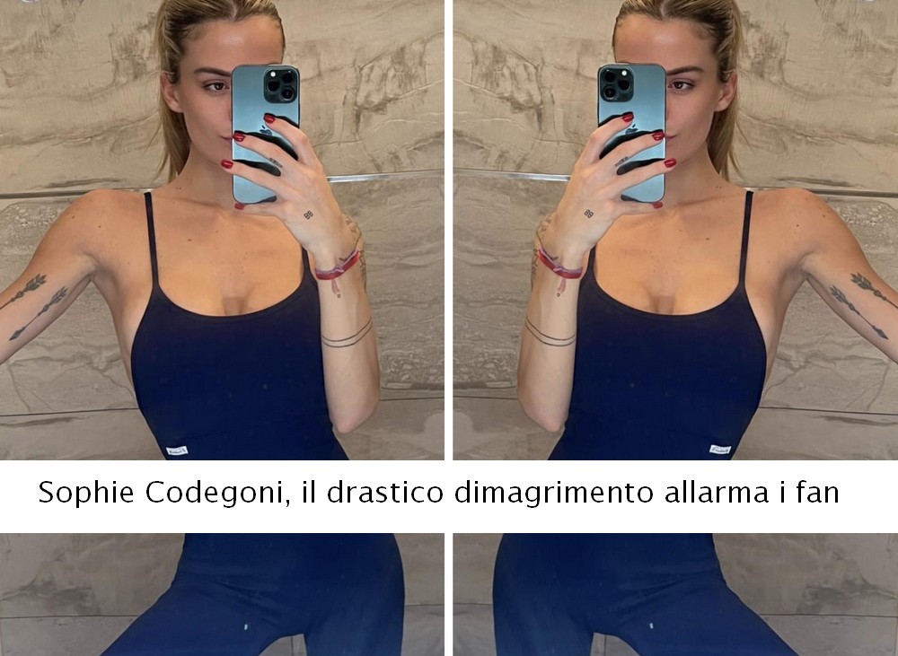 Sophie Codegoni, drastico dimagrimento allarma i fan