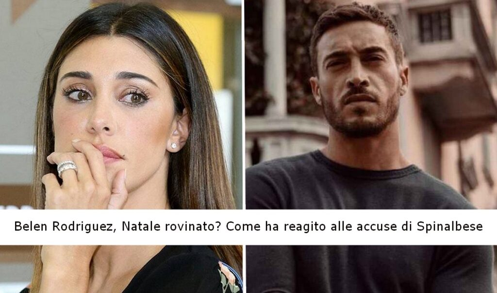 Belen Rodriguez, Natale rovinato: polemiche con Spinalbese