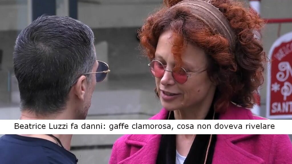 Grande Fratello Beatrice Luzzi fa danni, gaffe clamorosa, cosa non doveva rivelare