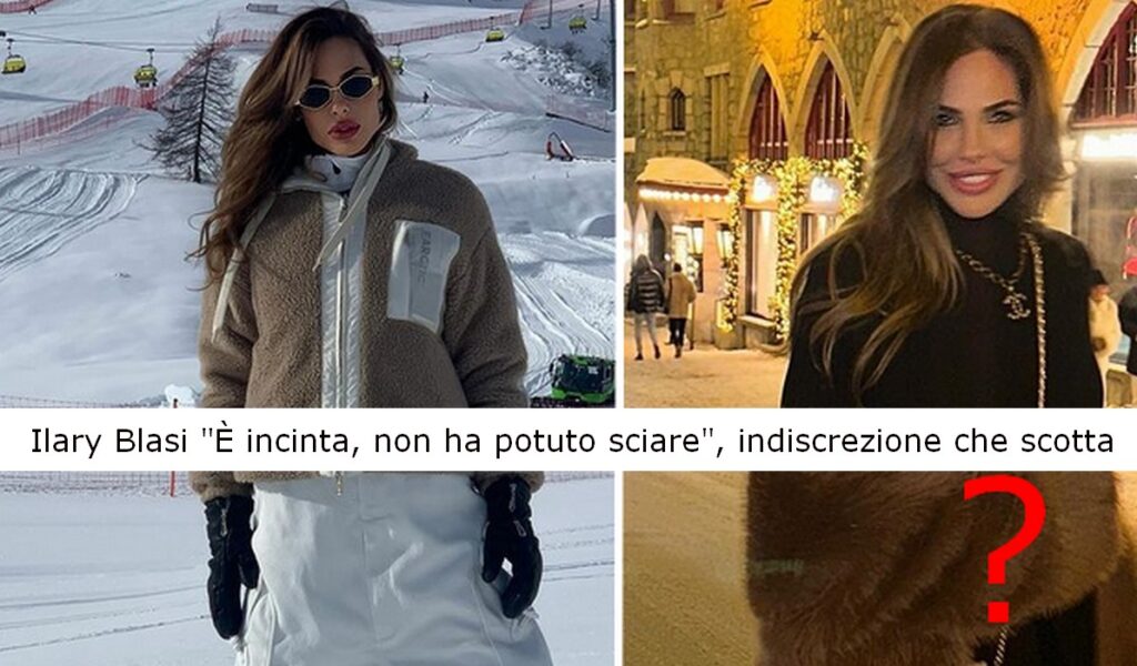 Ilary Blasi "è incinta, non ha potuto sciare", Serpeggia un'indiscrezione che scotta