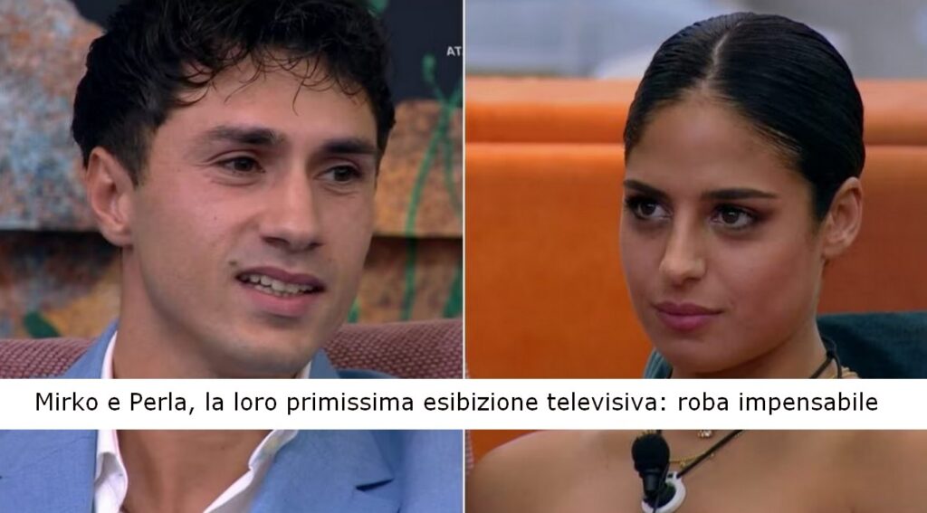 Mirko e Perla, spunta la loro primissima esibizione televisiva