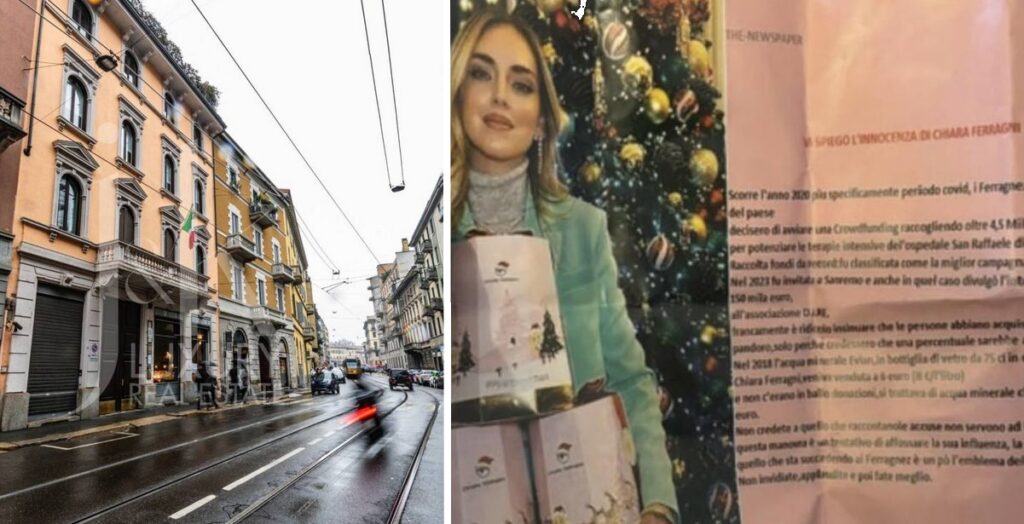 A Milano migliaia di volantini anonimi per difendere Chiara Ferragni